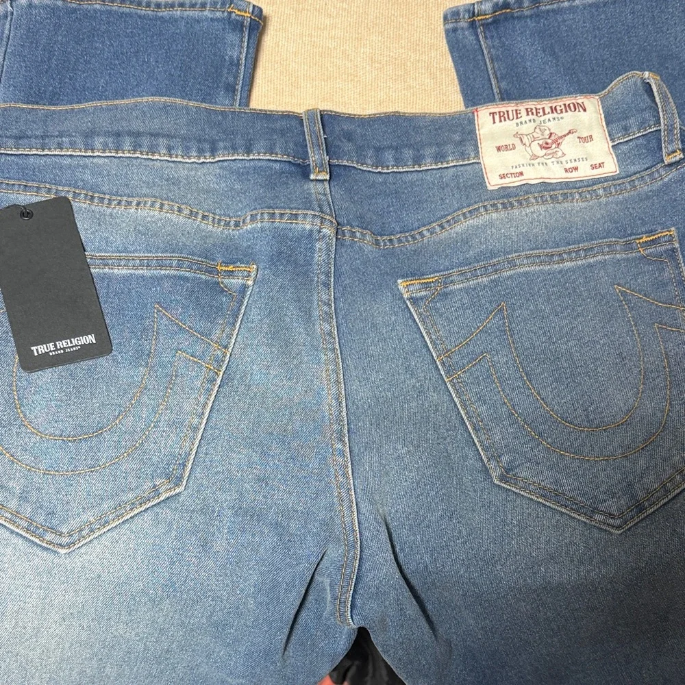 True Religion Men's Relaxed Blue Jeans